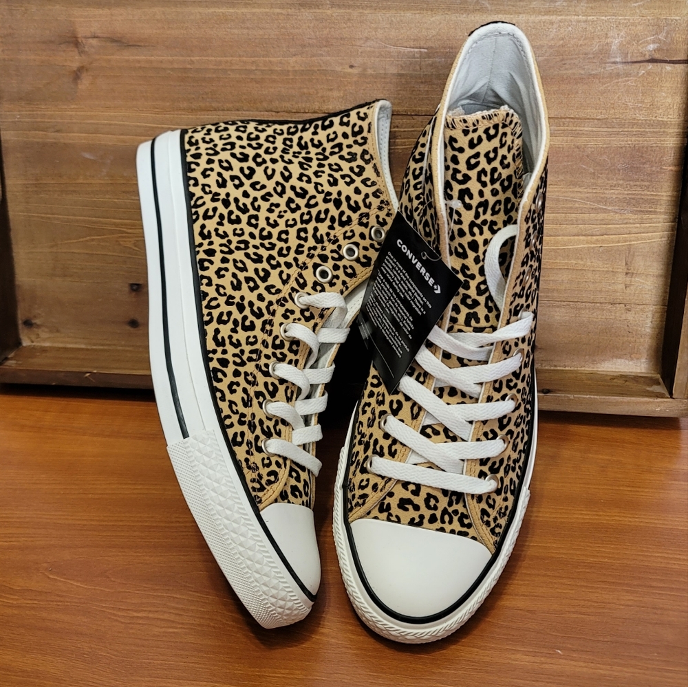 Converse Leopard Print High Tops